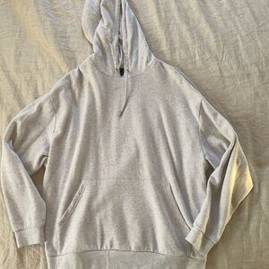 ASOS heather grey hoodie